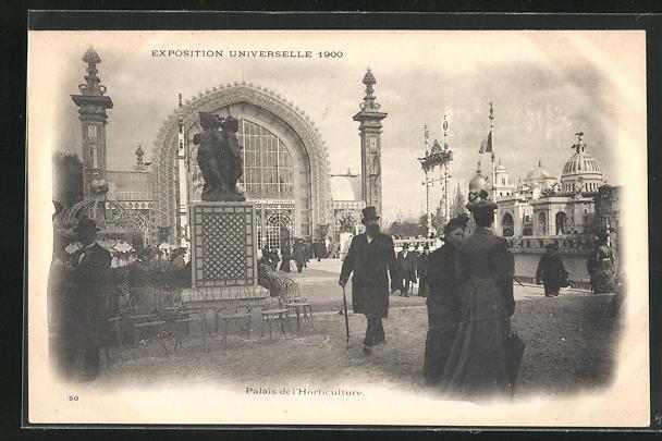 Ak paris exposition universelle de 1900 palais de l horticulture