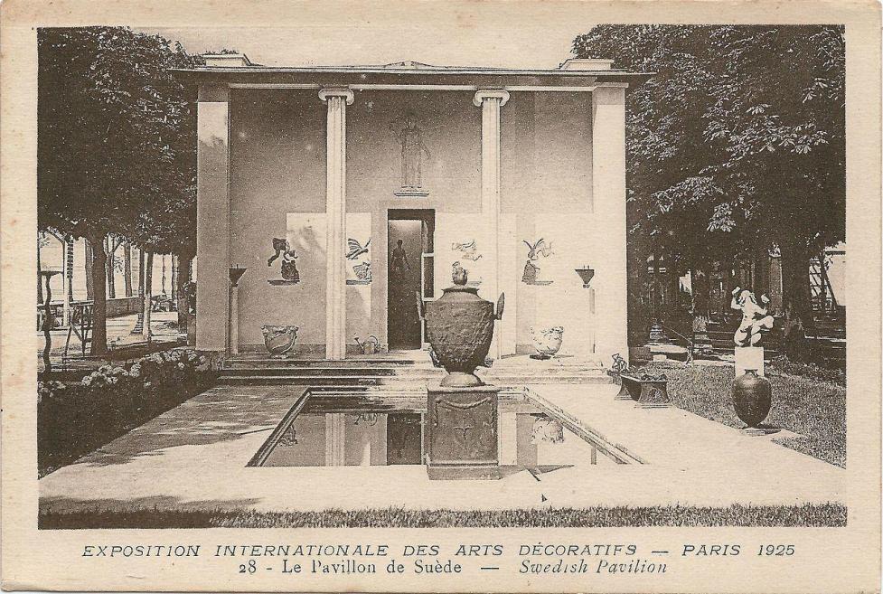 Paris fr 75 expo 1925 arts decoratifs pavillon de suede
