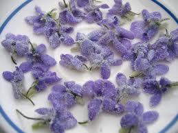 Violettes cristallisees